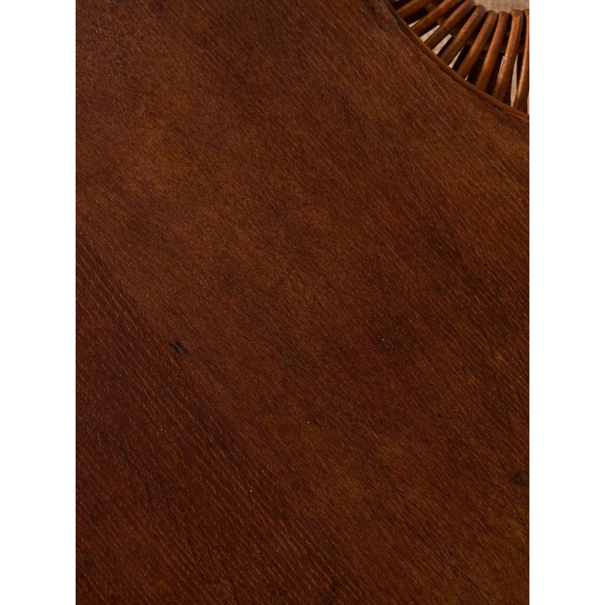 Table basse en rotin Léonie N°817 - Bon état bois clair, DEBONGOUT