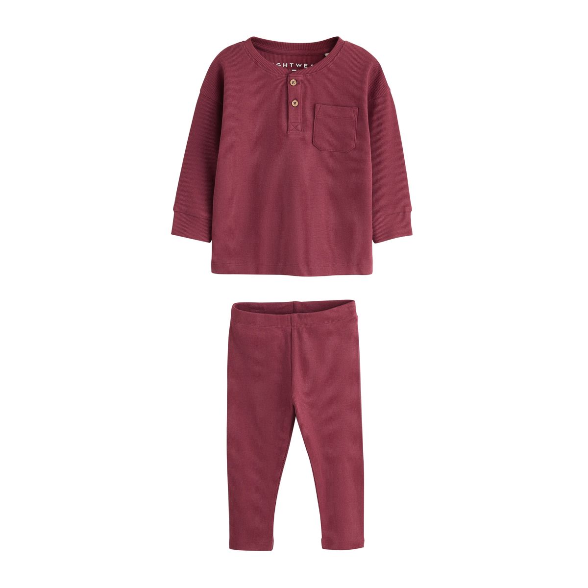 Pyjama douillet, lot de 3 bleu/gris/bordeaux, NEXT