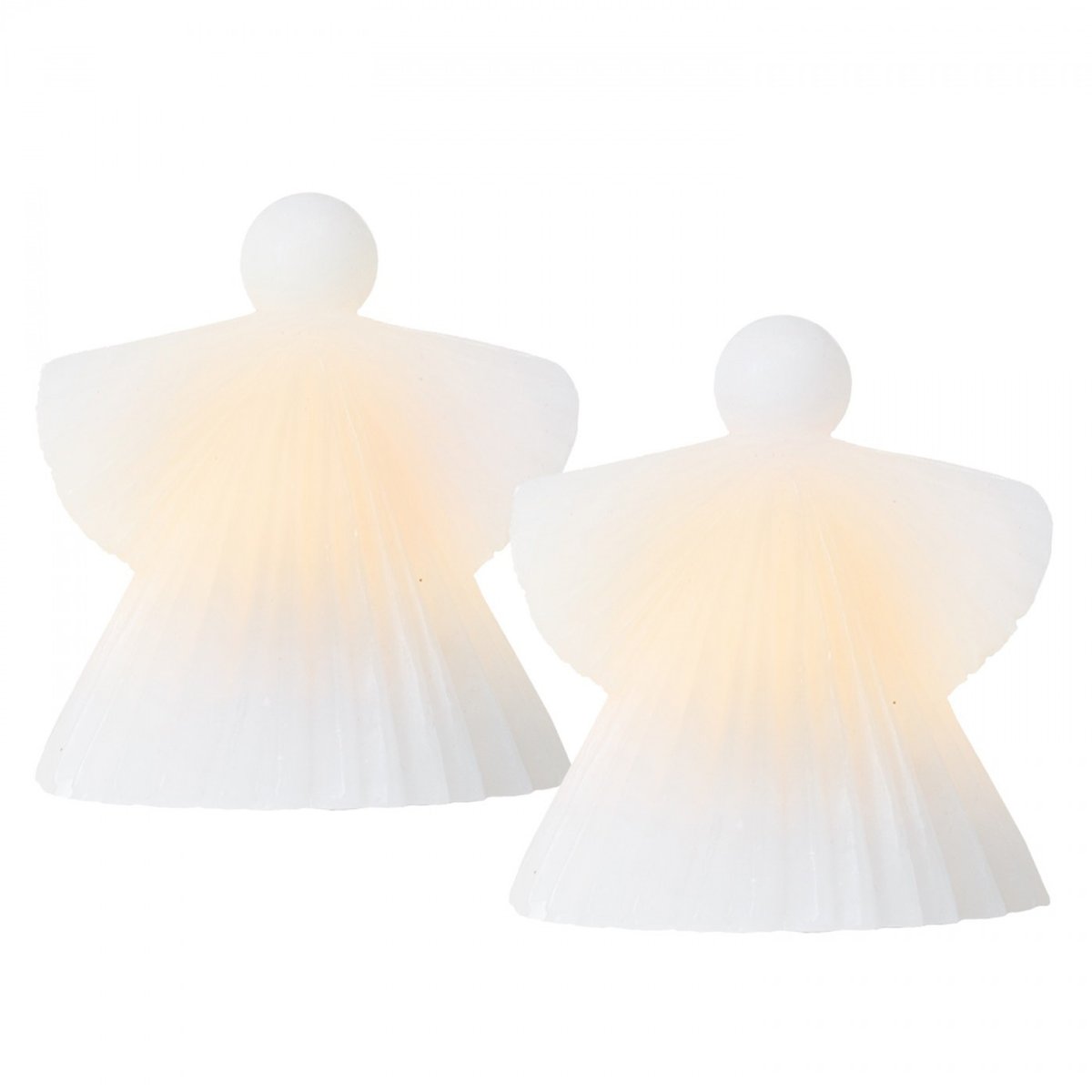 Ange LED Asta 10cm lot de 2 blanc, SIRIUS