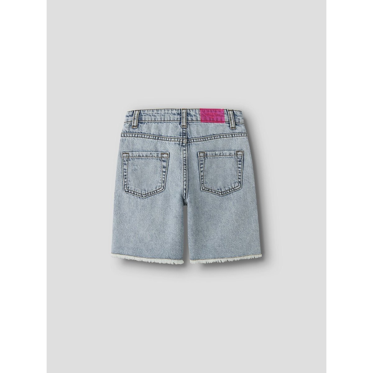 Short long, large bleu denim clair, NAME IT