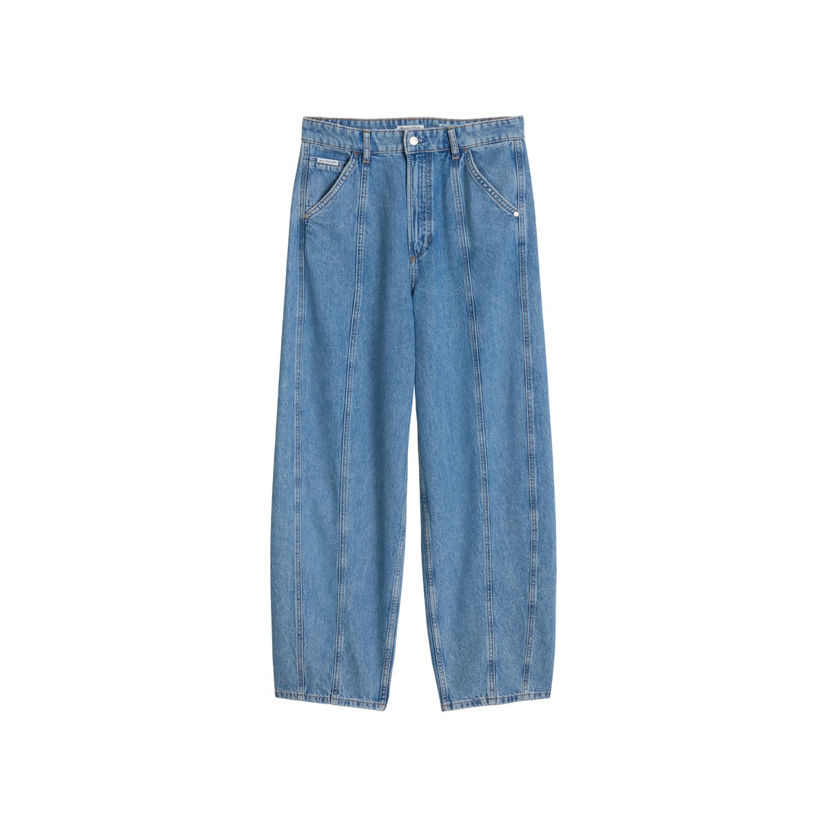 Jean modèle Enni à coupe large en denim rigide bleu, MARC O’POLO DENIM