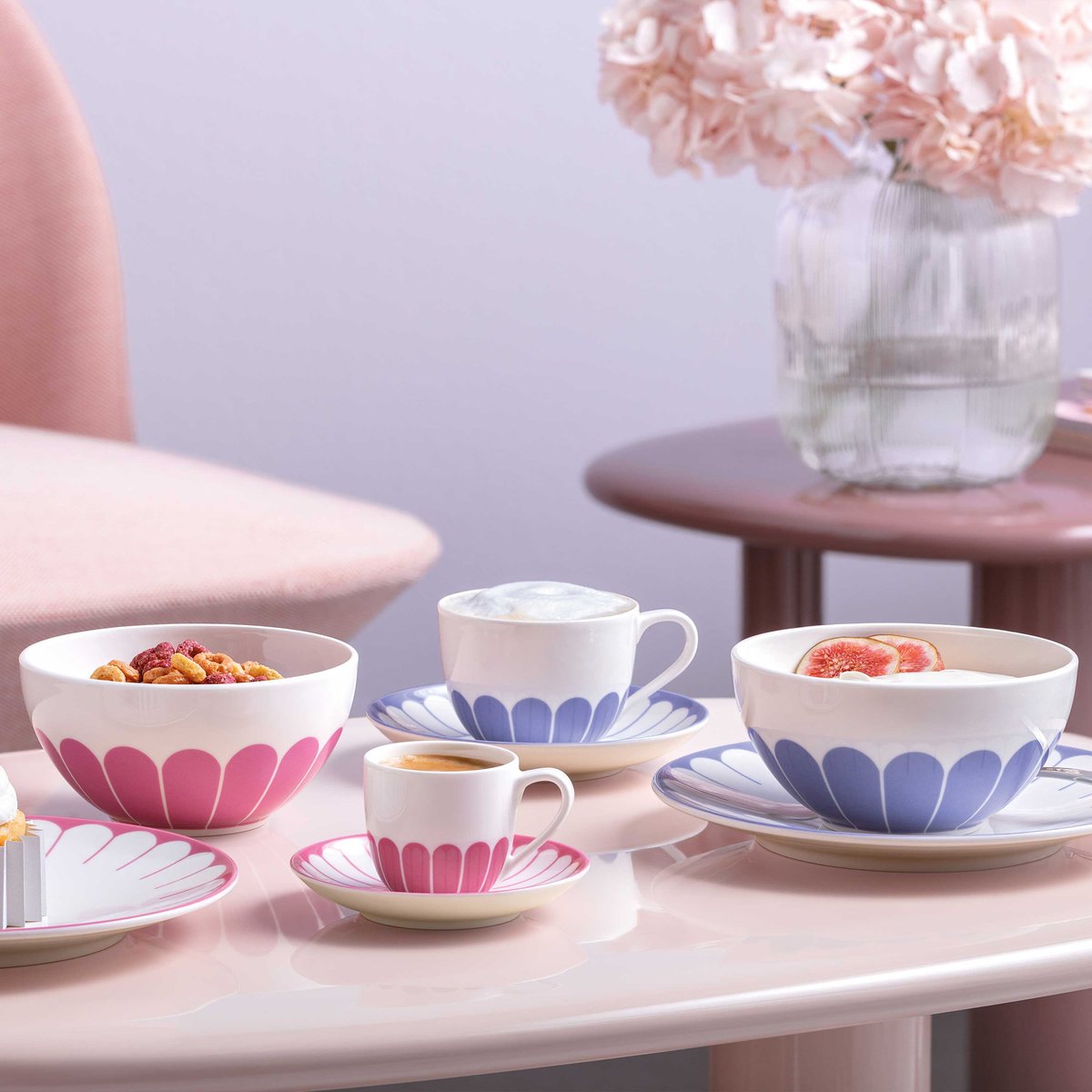 Bol À Céréales FLEUR bleu, VILLEROY & BOCH