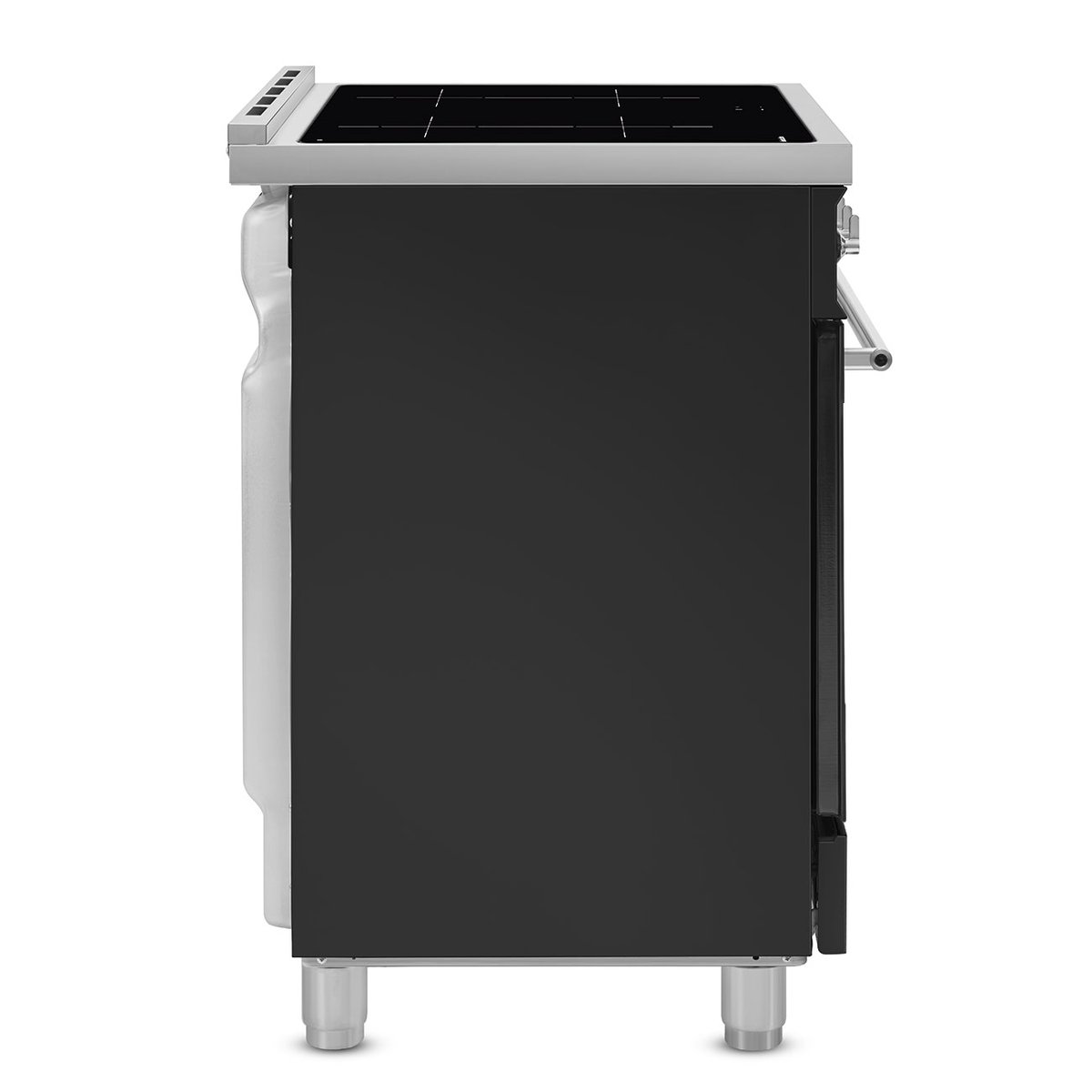 Piano de cuisson induction 4 feux 60 cm C6IP noir mat noir mat, SMEG
