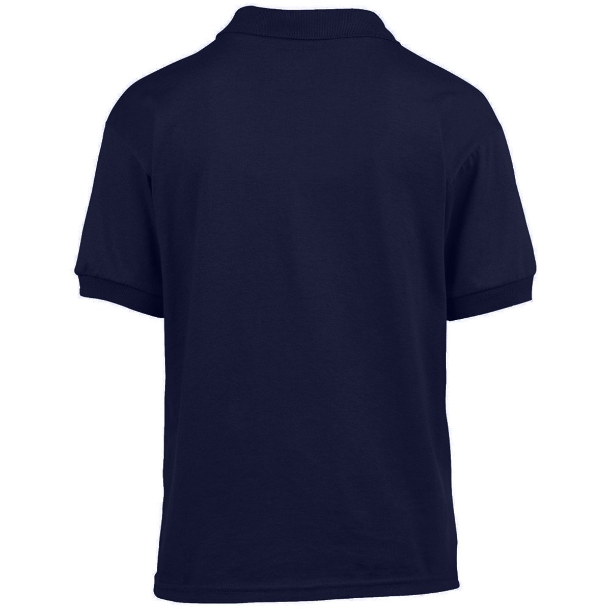 Polo uni manches courtes bleu marine, GILDAN