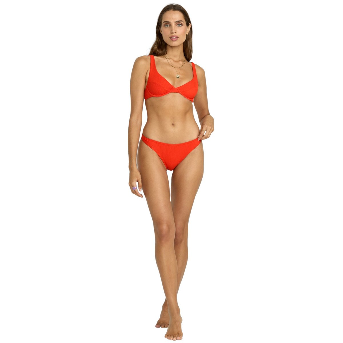 Bas de bikinis RED ALOHA rouge red aloha, BILLABONG