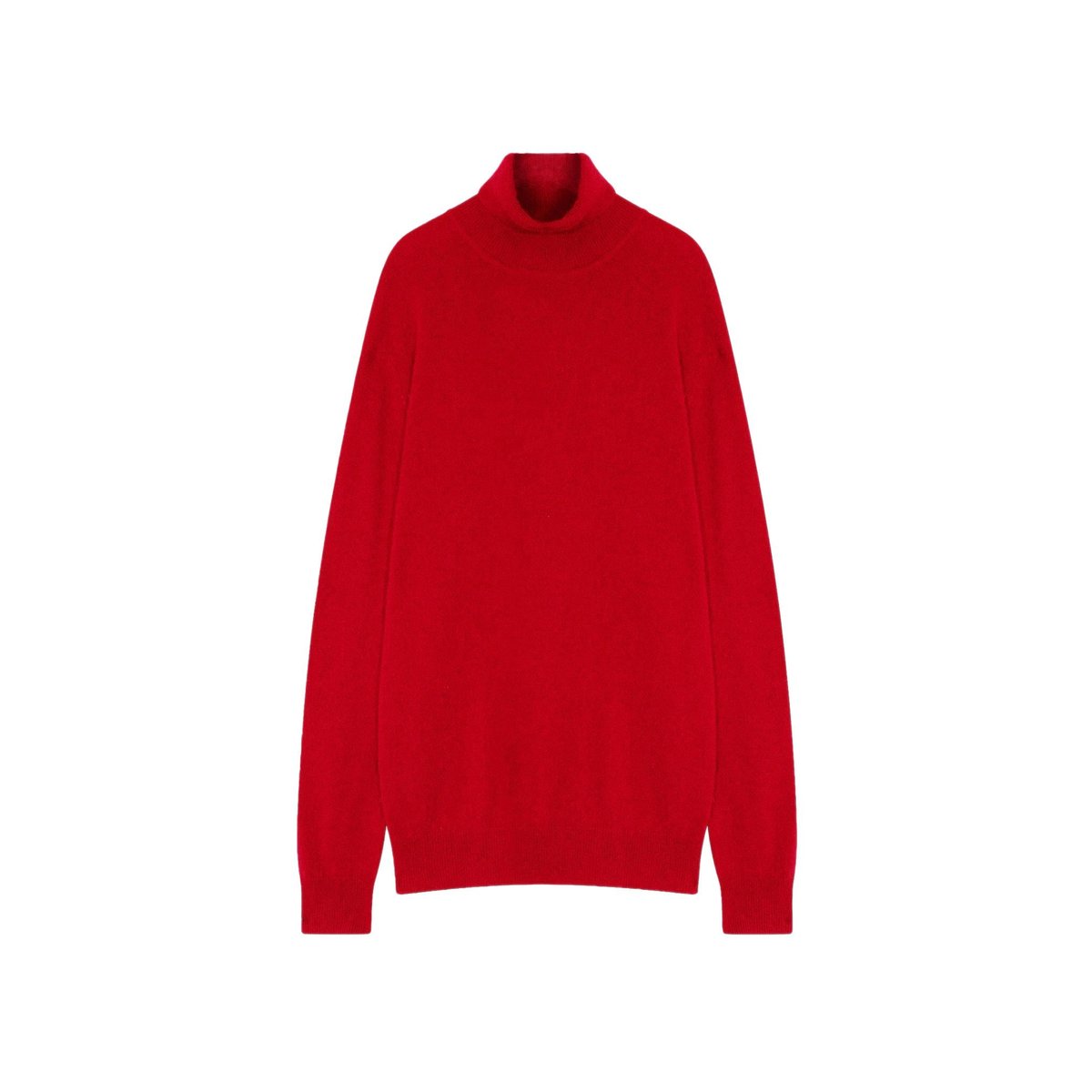 Pull Col Roulé Rouge Connor rouge, JUST CASHMERE