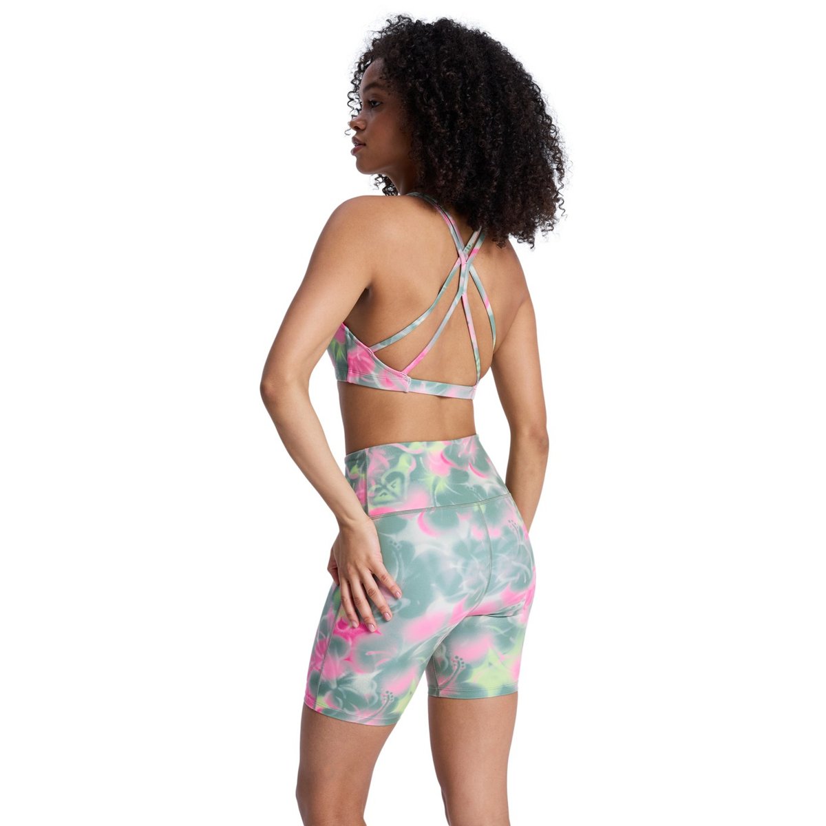 Brassière de sport HEART INTO IT PT. vert oil green all heart, ROXY