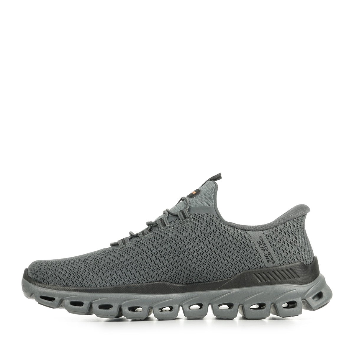 Baskets GLIDE STEP NOXUS SLIP INS charcoal orange, SKECHERS