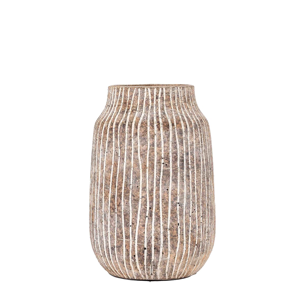 23cm Vase in Earthy White white, ÉDITÉ