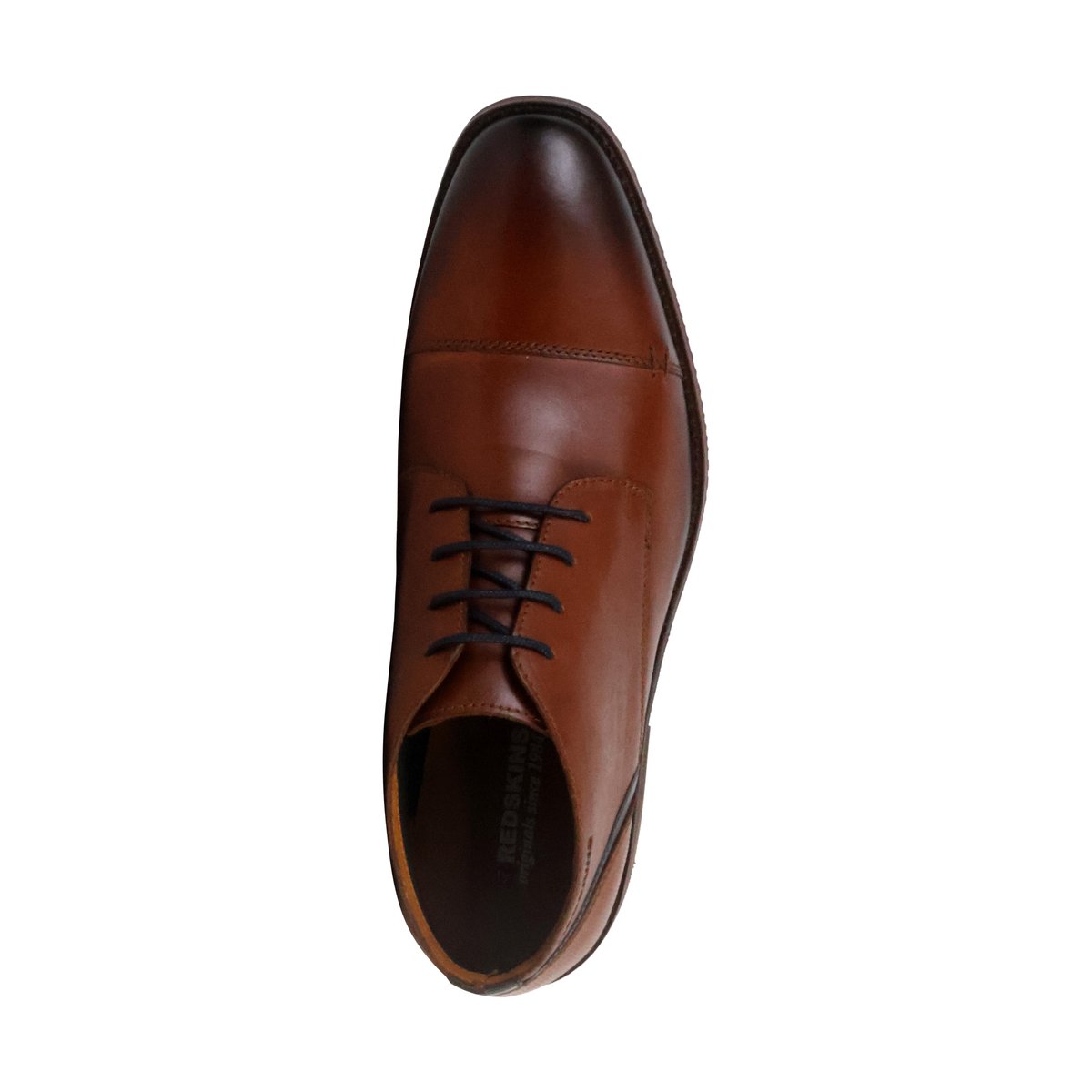 Derbies Cuir Nashville cognac marine, REDSKINS