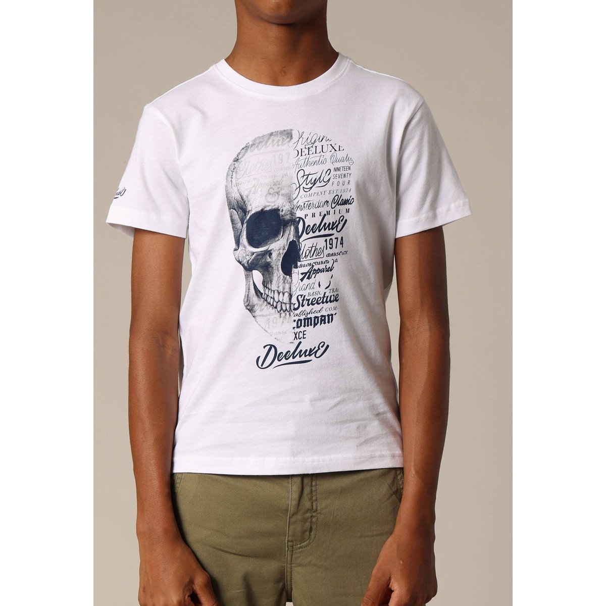 T-shirt garçon vegas en jersey de coton VEGAS white, DEELUXE