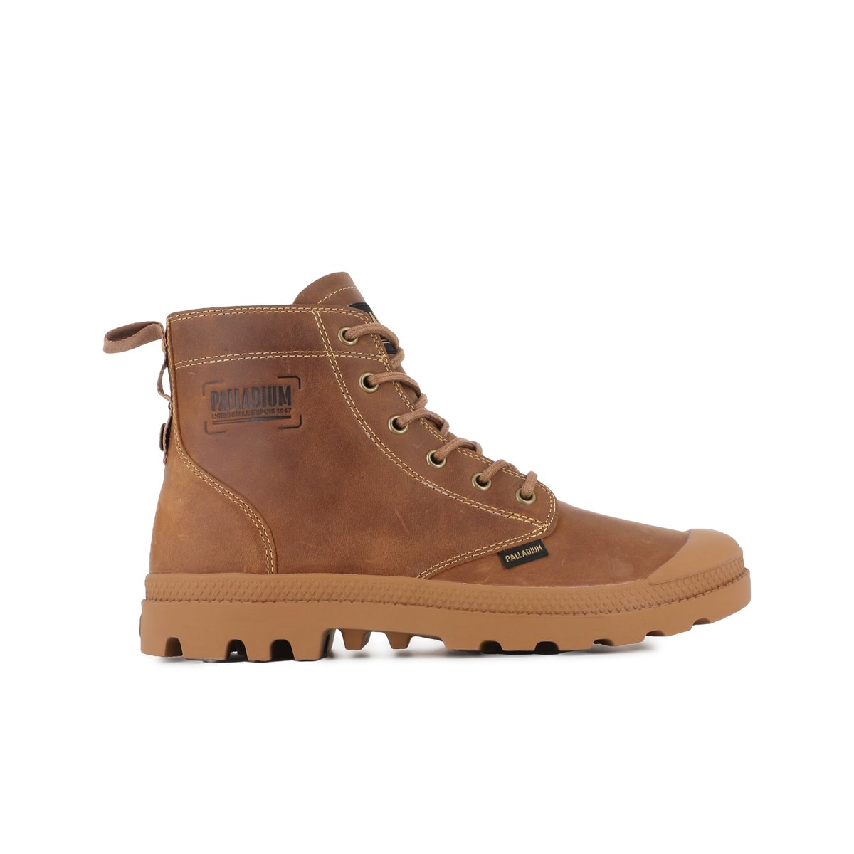 Boots en cuir PAMPA ZIP LTH LEGACY mahogany, PALLADIUM
