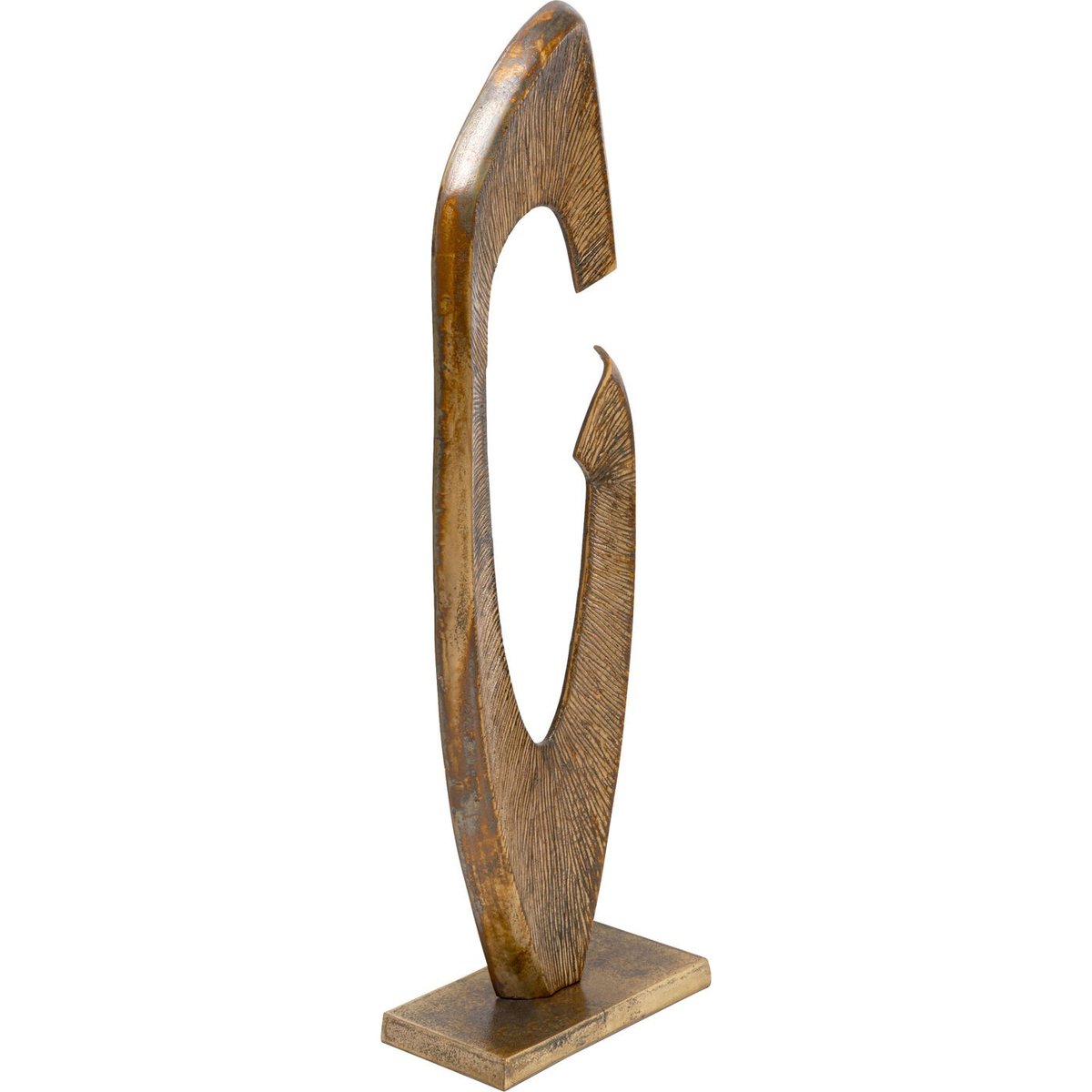 Déco XL en aluminium, CIRCLE HOOK bronze, KARE DESIGN