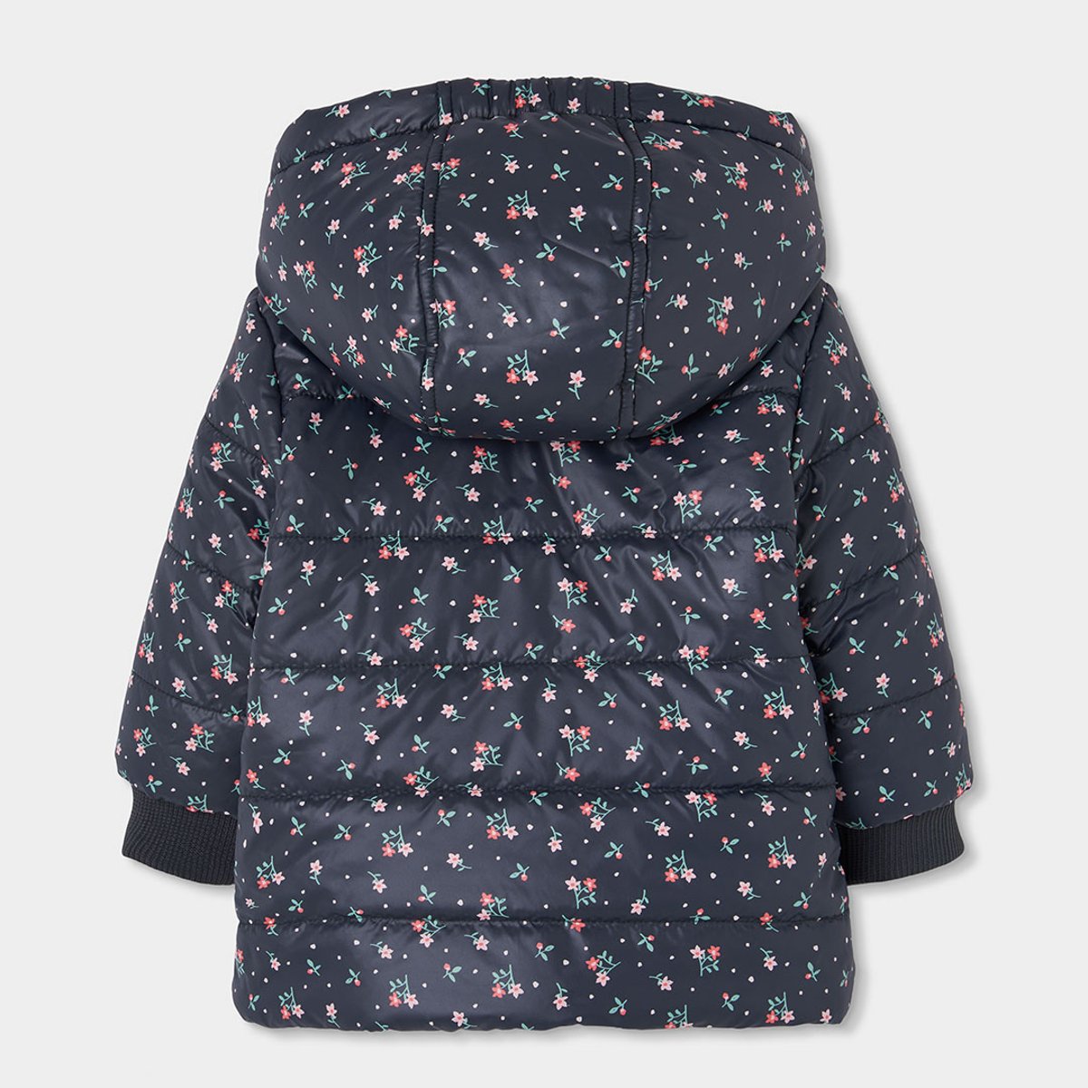 Parka fille imprimé fleurs multicolore, BOBOLI