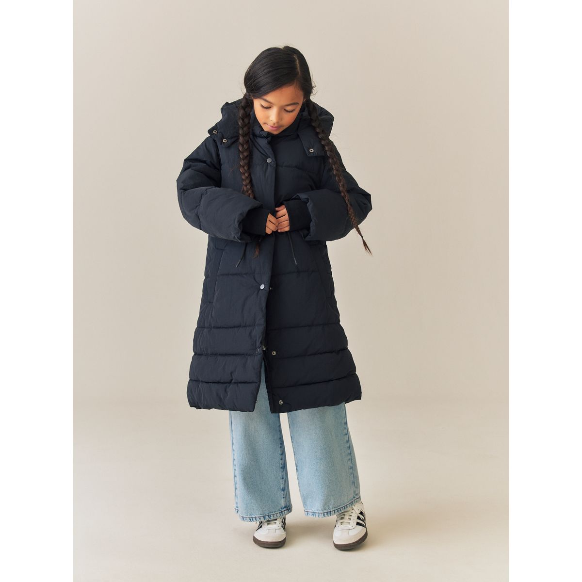 Manteau matelassé imperméable noir, NEXT