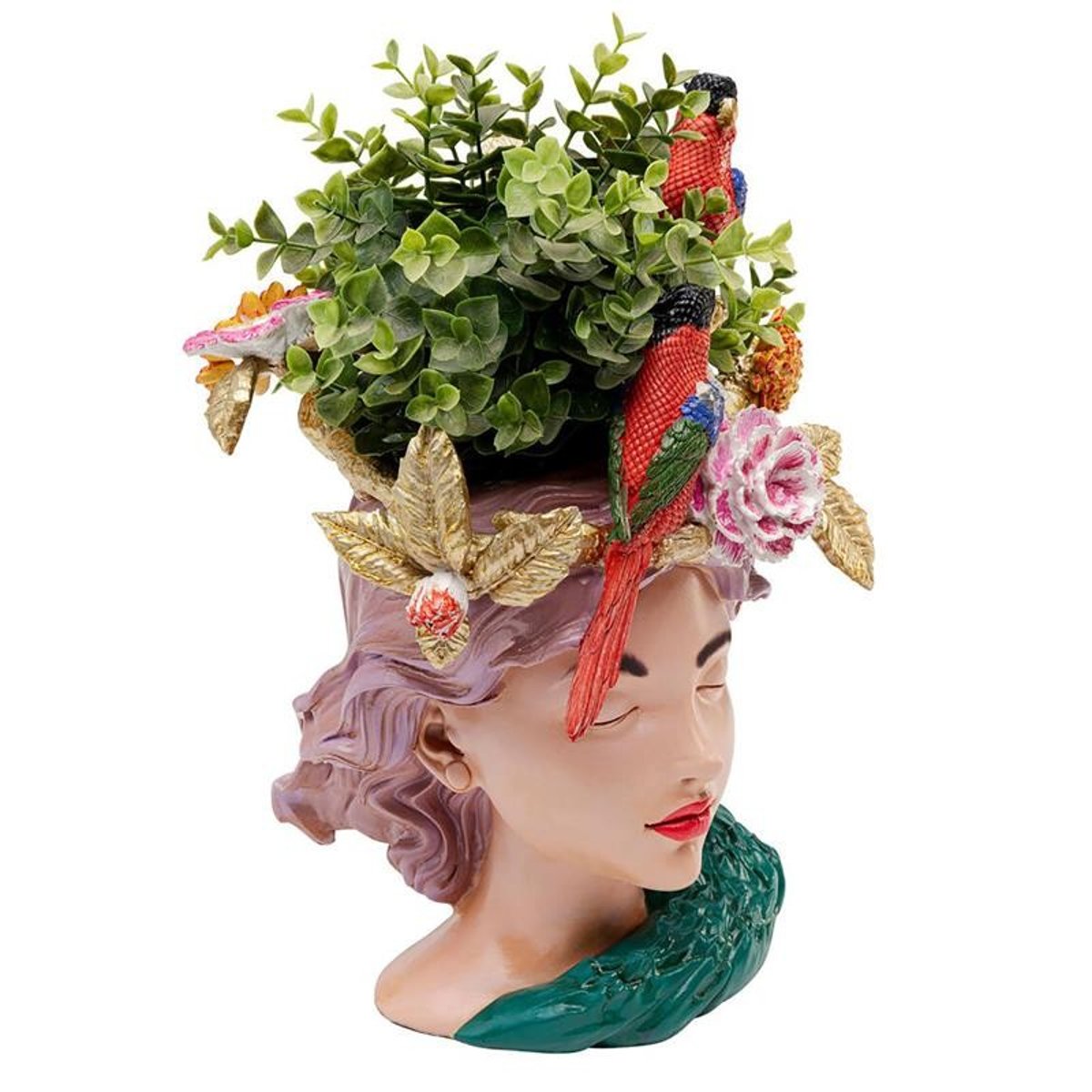 Vase femme exotique multicolore, KARE DESIGN