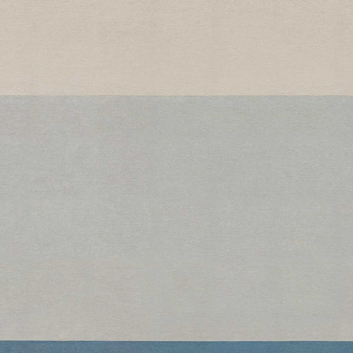 Papier peint Ligne bleue beige, HEXOA