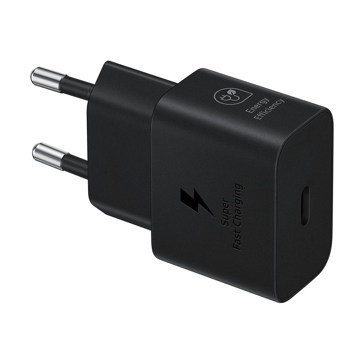 Chargeur USB C USB-C Ultra rapide 25W Noir couleur unique, SAMSUNG
