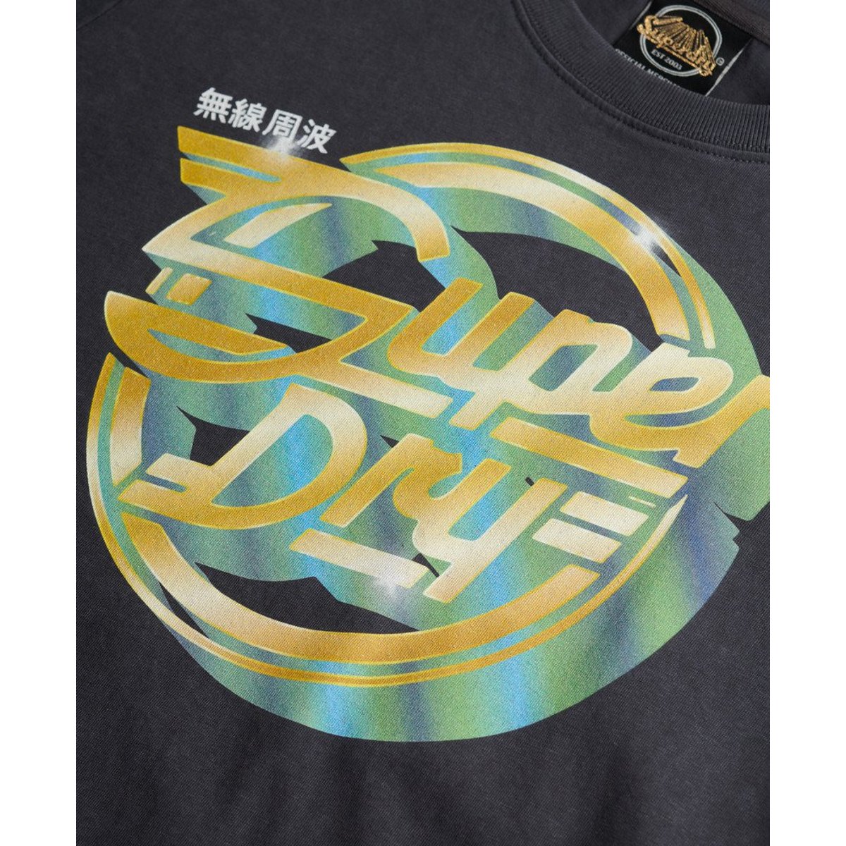 T-shirt décontracté Rock Band anthracite foncé, SUPERDRY