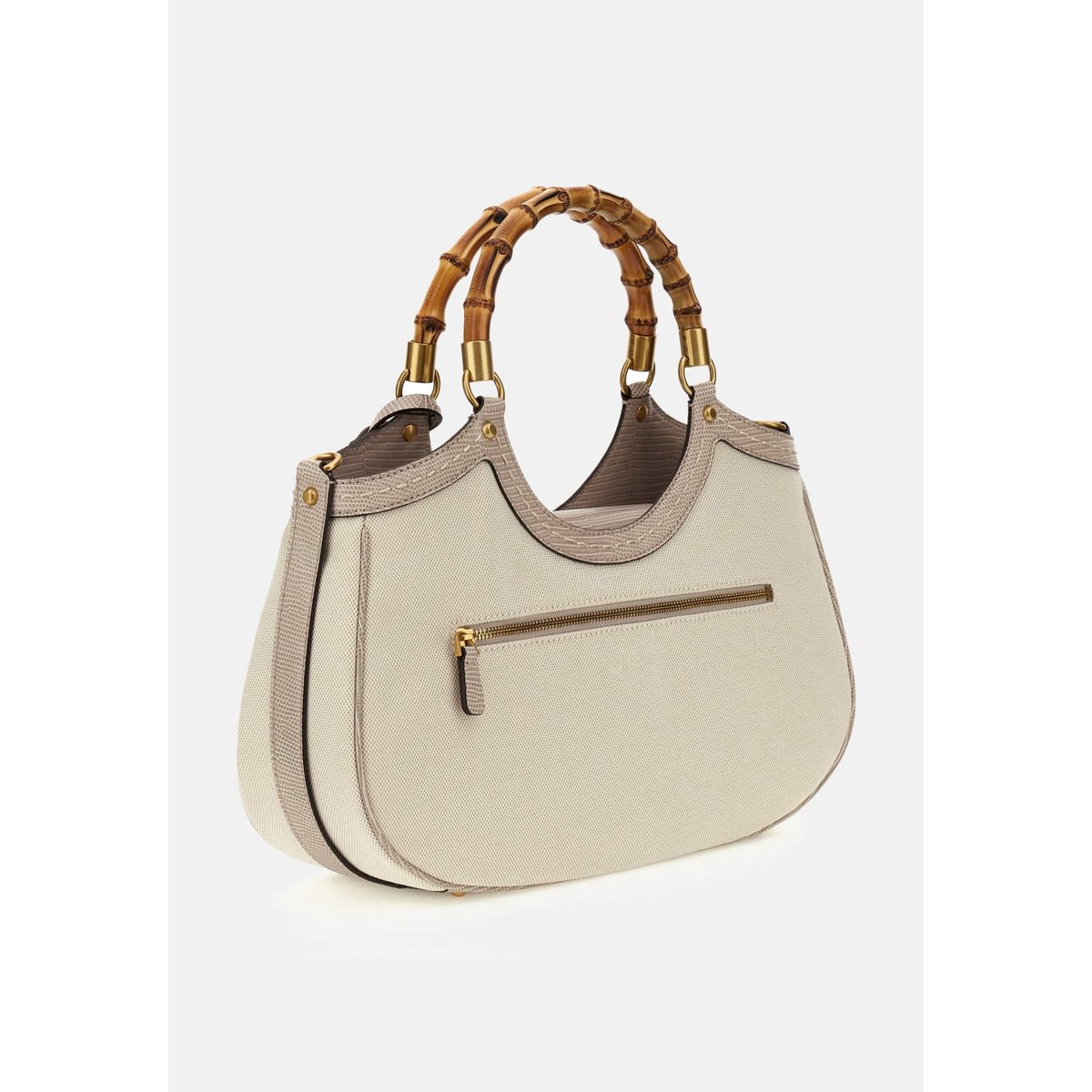 Sac À Main Zabry Détailsimprimé Croco beige multi, GUESS