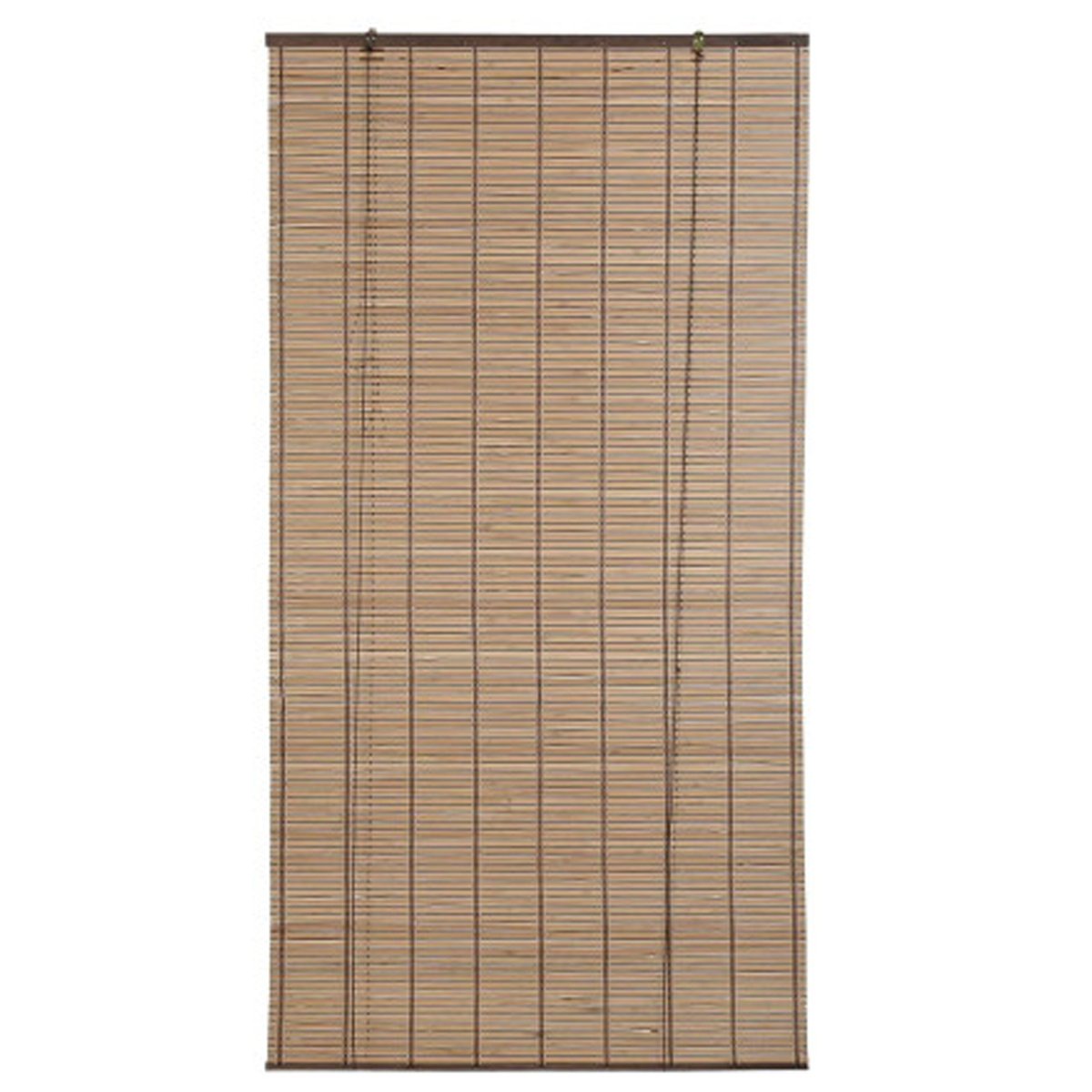Store enrouleur intérieur en bambou foncé 90x2x175cm bois, WADIGA