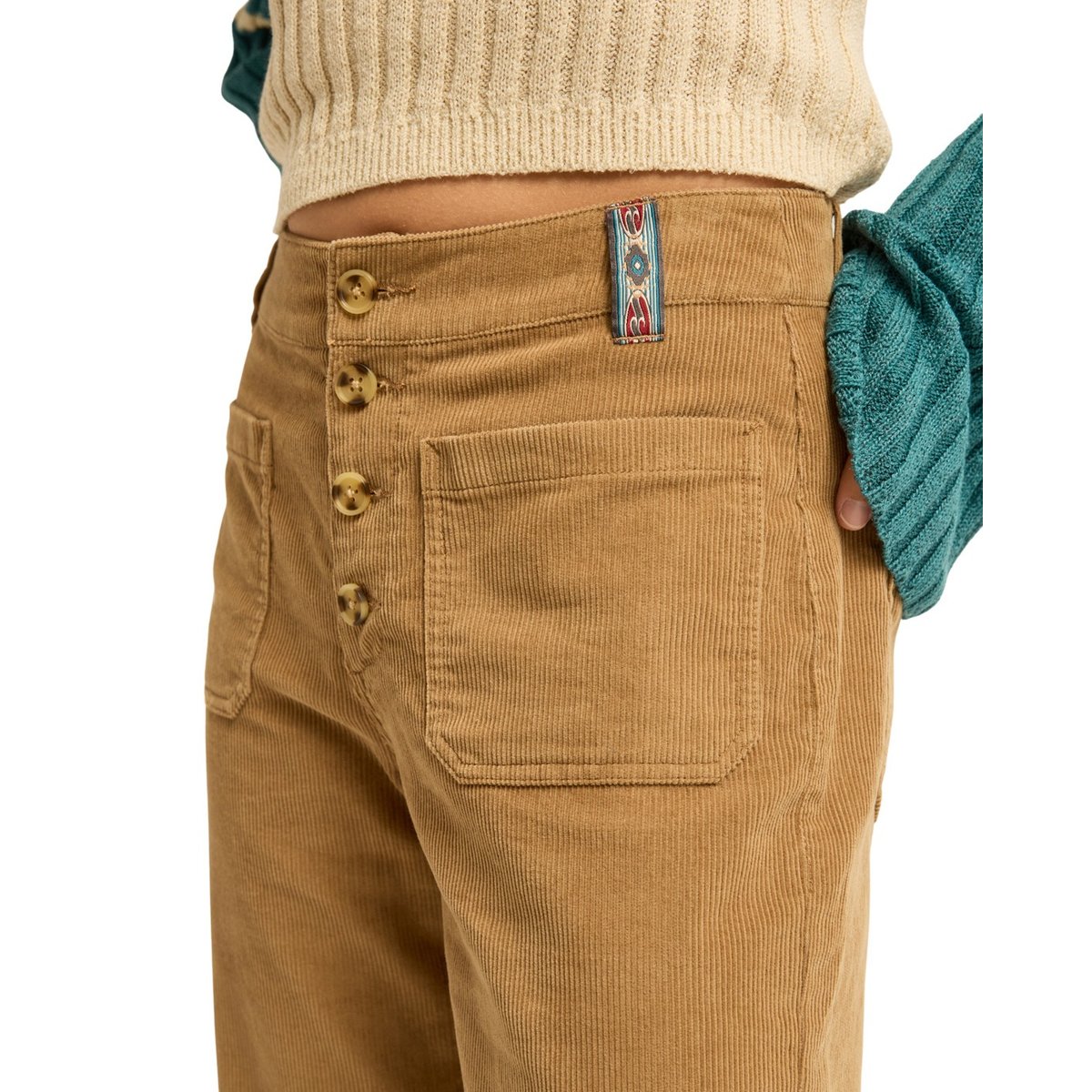 Pantalon en velours SINCE 73 SEA marron cement, BILLABONG