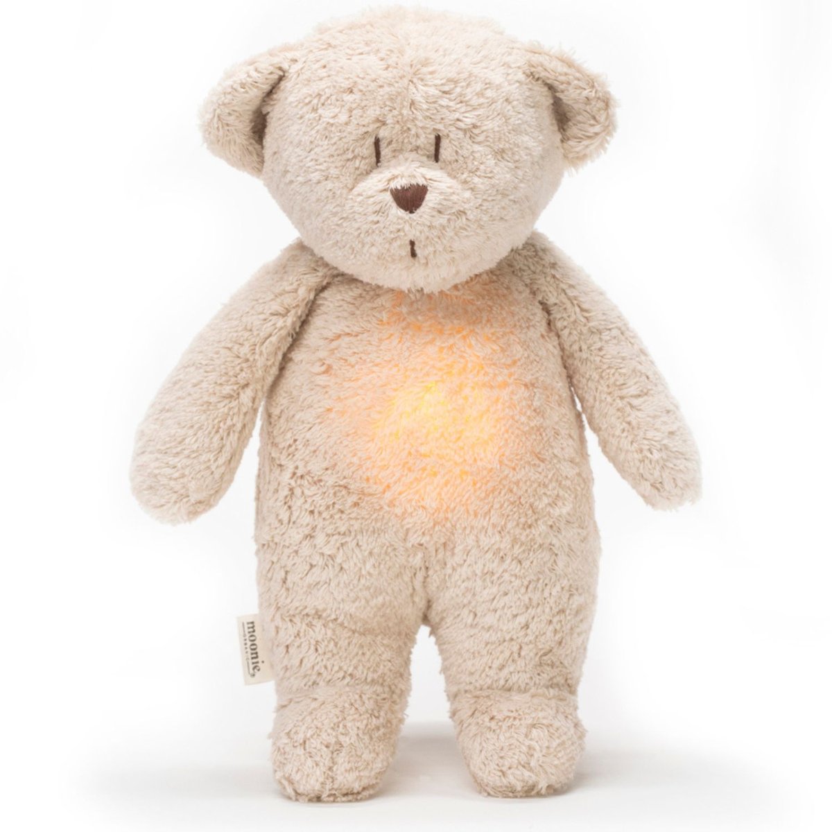 Peluche veilleuse Ours sable, MOONIE