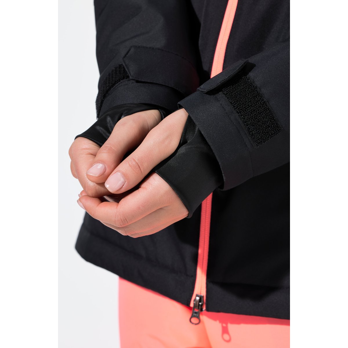 Veste à capuche ultra technique, imperméable noir, ULLA POPKEN