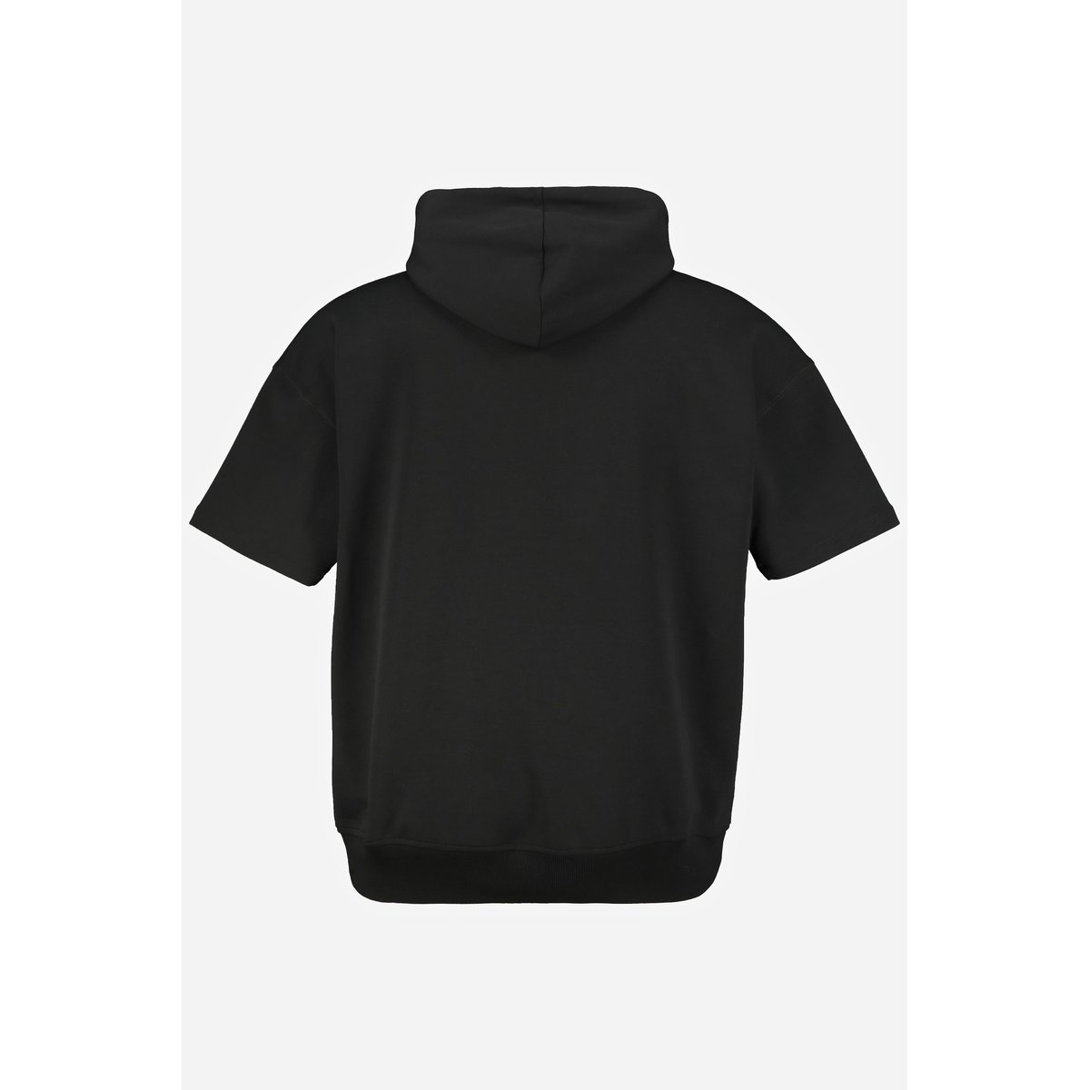 Sweat à capuche, manches courtes, QuickDry noir, JP1880