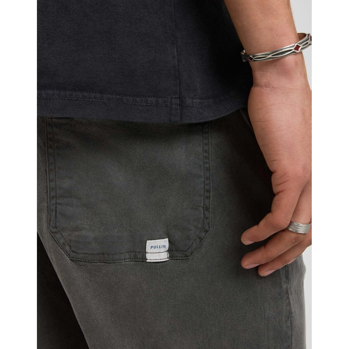 PANTALON LOOSE RISE gris anthracite, PULLIN