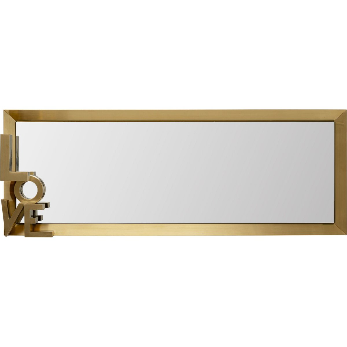 Miroir en acier, LOVE LETTERS or, KARE DESIGN