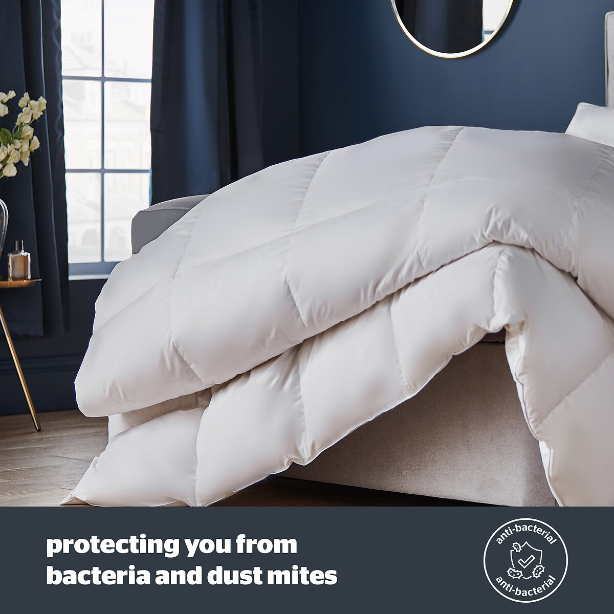 Duck Feather And Down 10.5 Tog Anti Allergy Duvet white, SILENTNIGHT