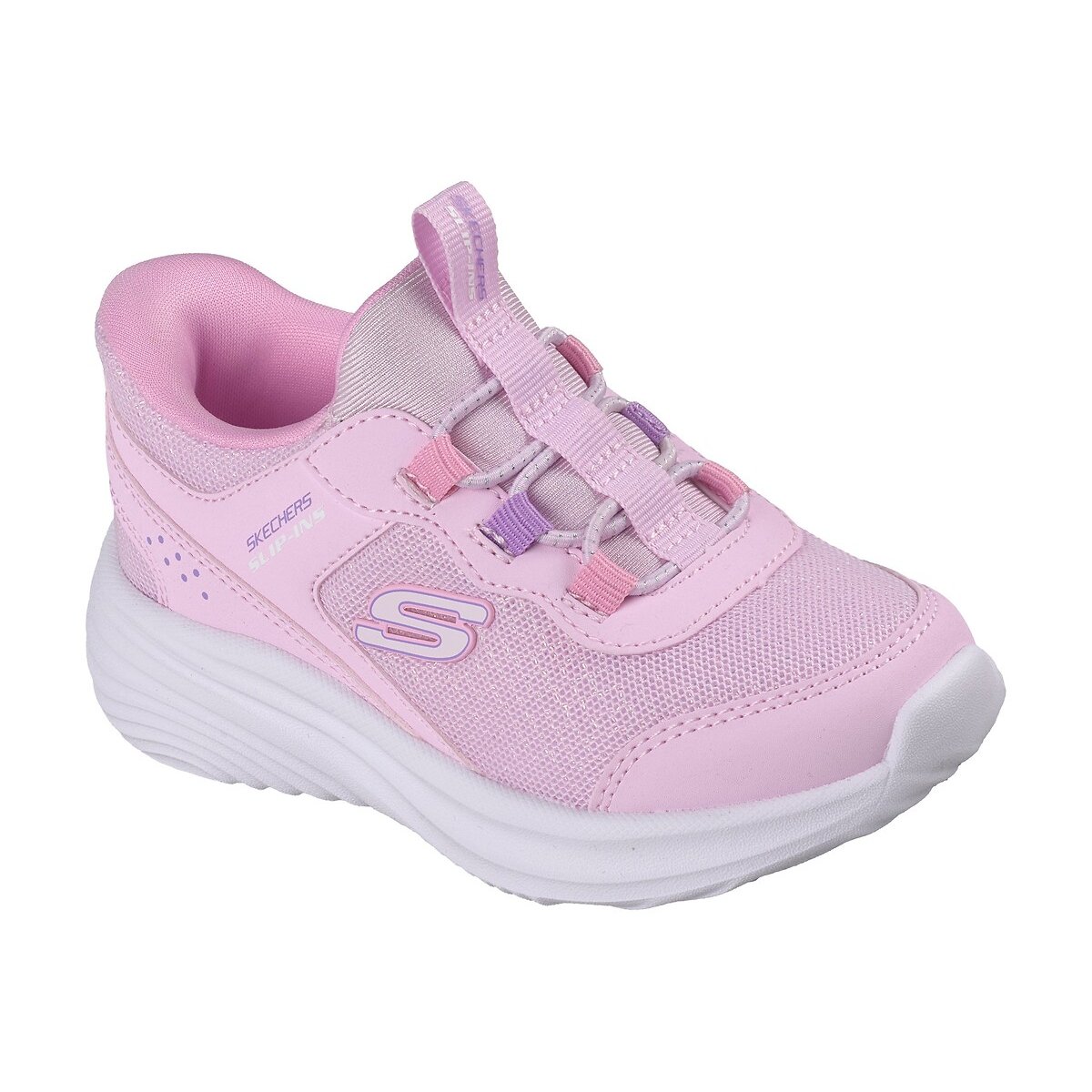 Baskets Slip-Ins: BOUNDER PRO-STEP ONE rose clair, SKECHERS