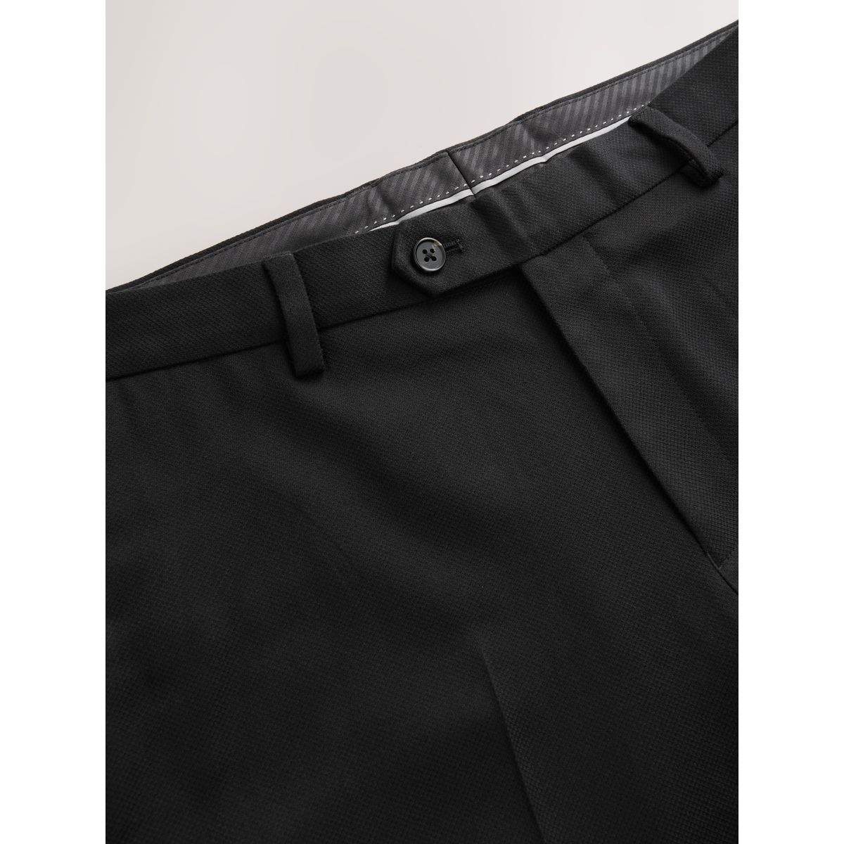 Pantalon de costume texturé noir, NEXT