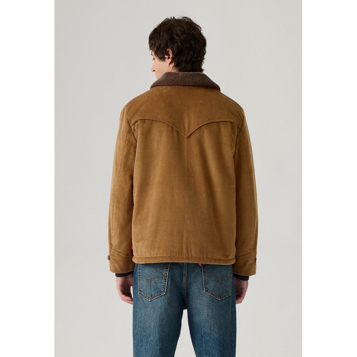 Jasje van fluweel en sherpa camel, LEVI'S