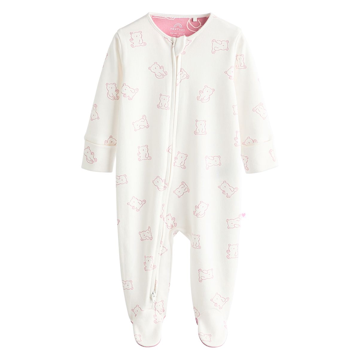 Dors-bien imprimé pour bébé, lot de 3 rose, NEXT