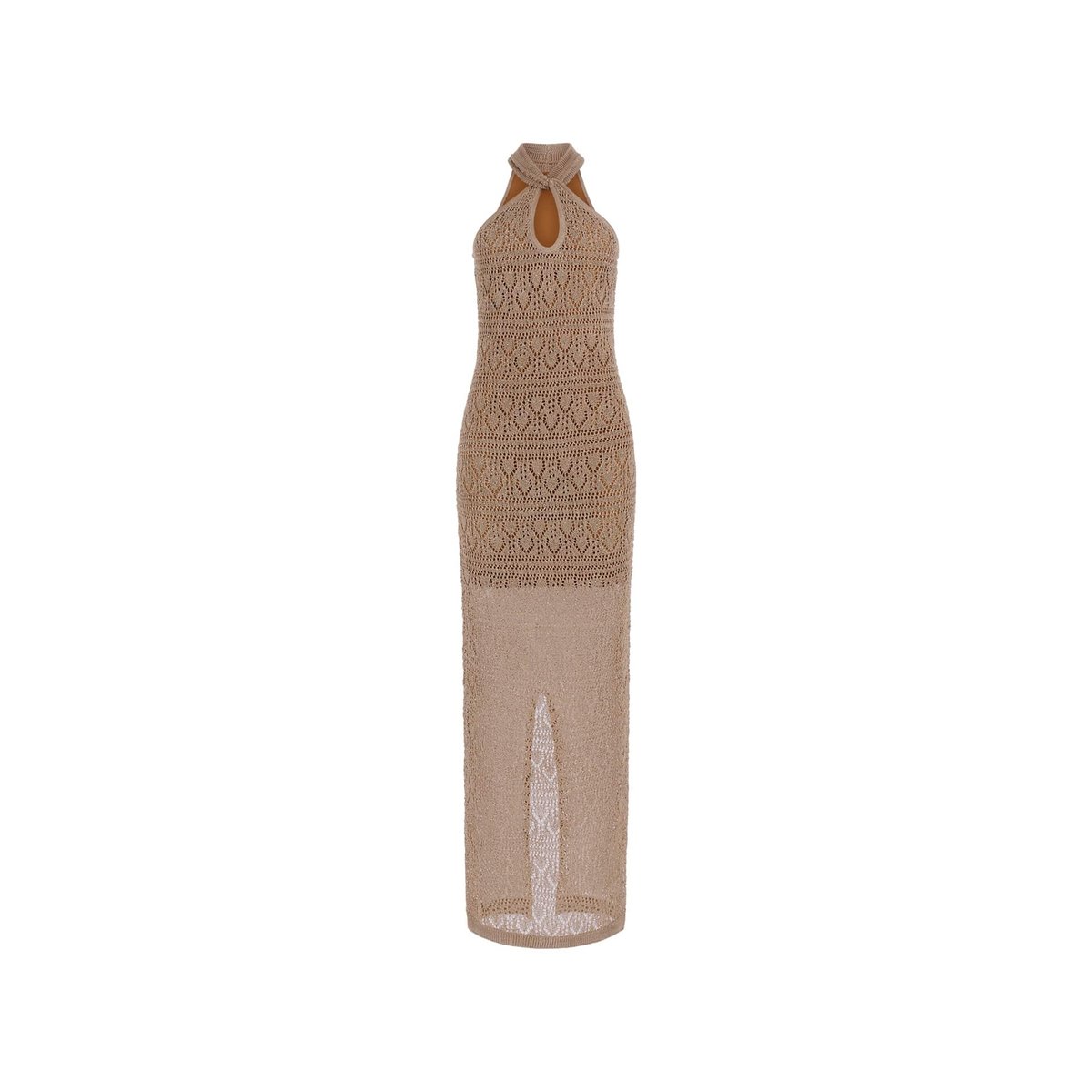 Maxi Robe Bodycon marron, GUESS