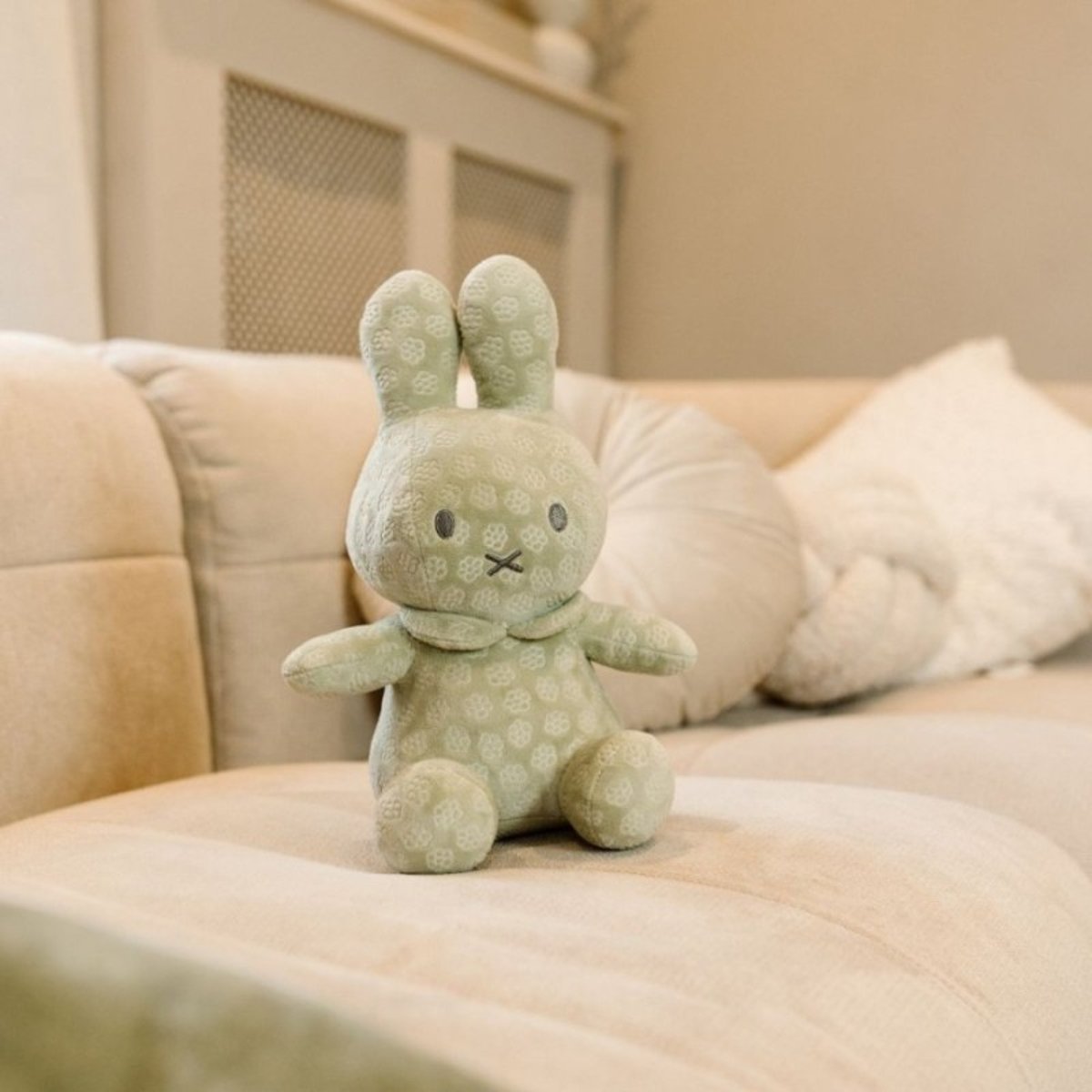 Peluche  Miffy - Flower Vert- 30cm vert, PIOUPIOU ET MERVEILLES