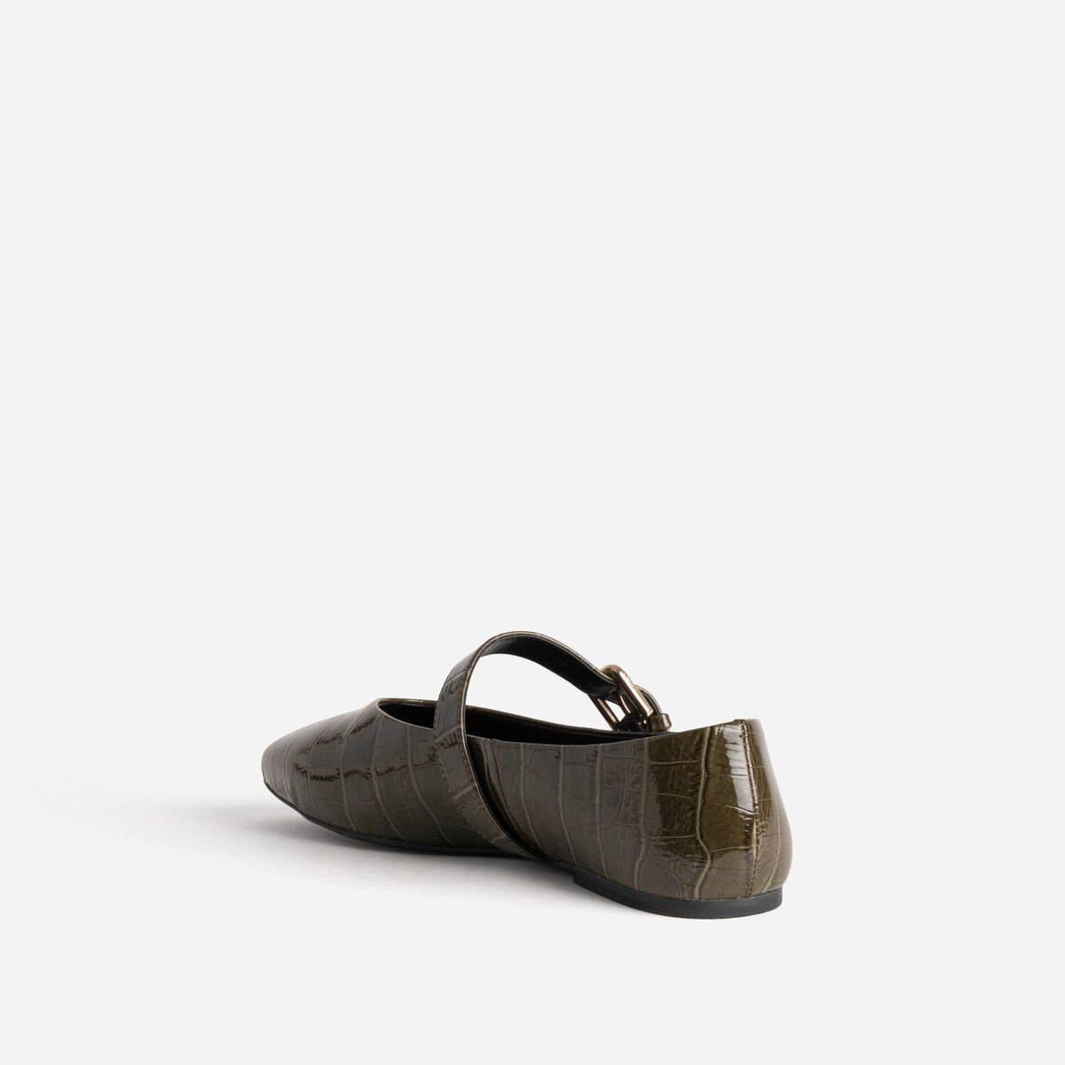 Ballerine BUSHRA vert olive, ERAM