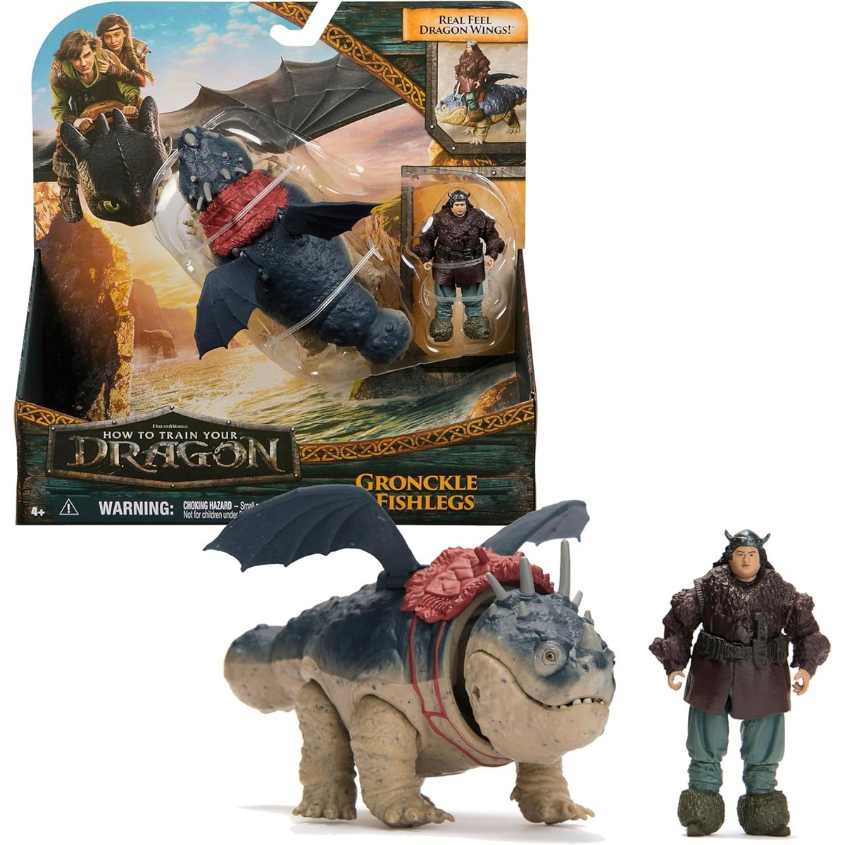 How to train your dragon - Figurine Viking Varek & Gronk multicolore, SPIN MASTER