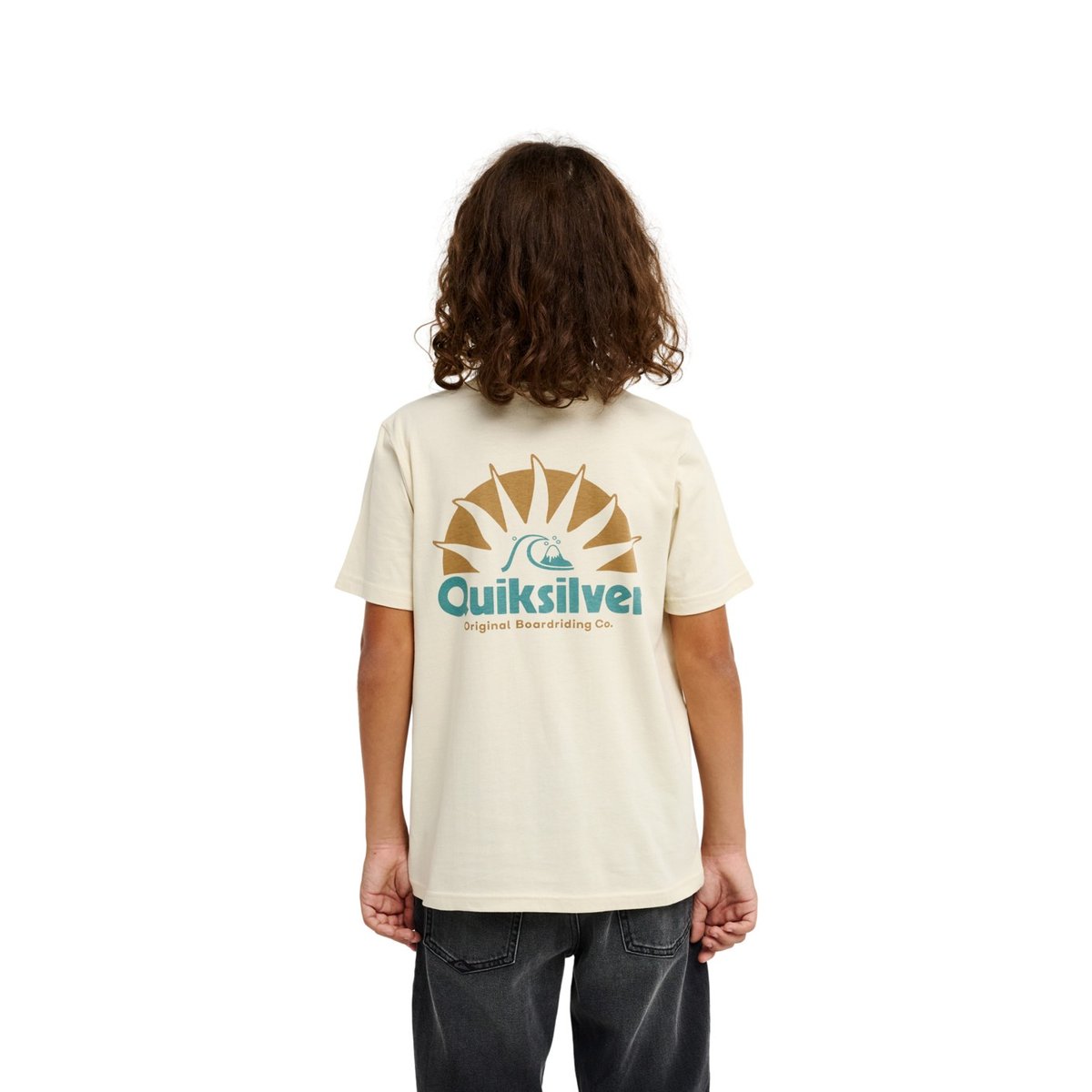 T-Shirt manches courtes RAYS beige bone white, QUIKSILVER