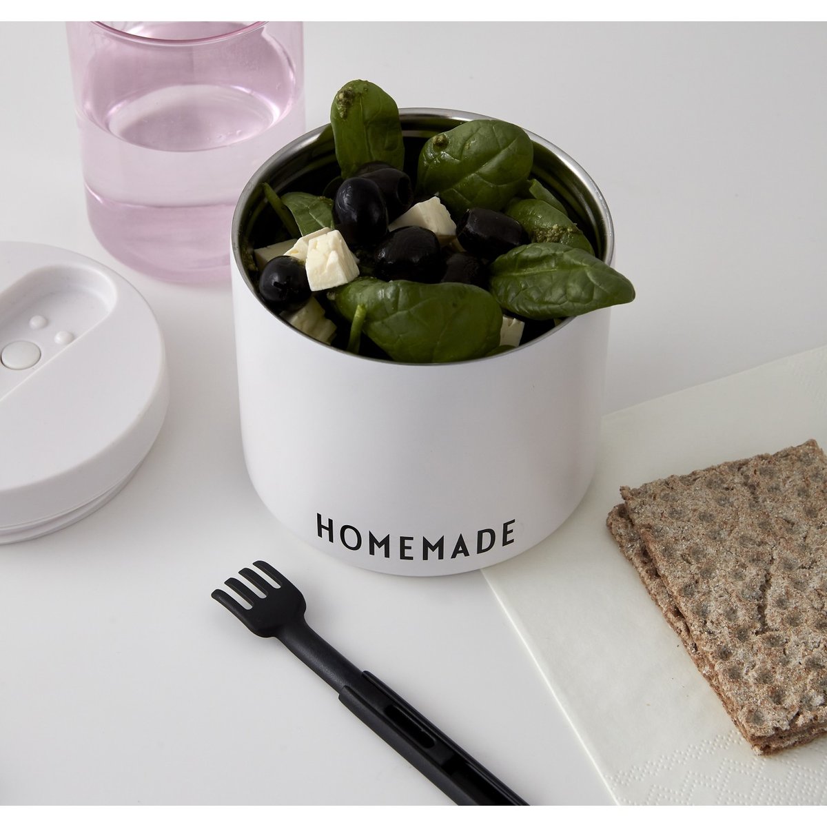 Lunch Box Thermos 33 Cl Homemade blanc, DESIGN LETTERS