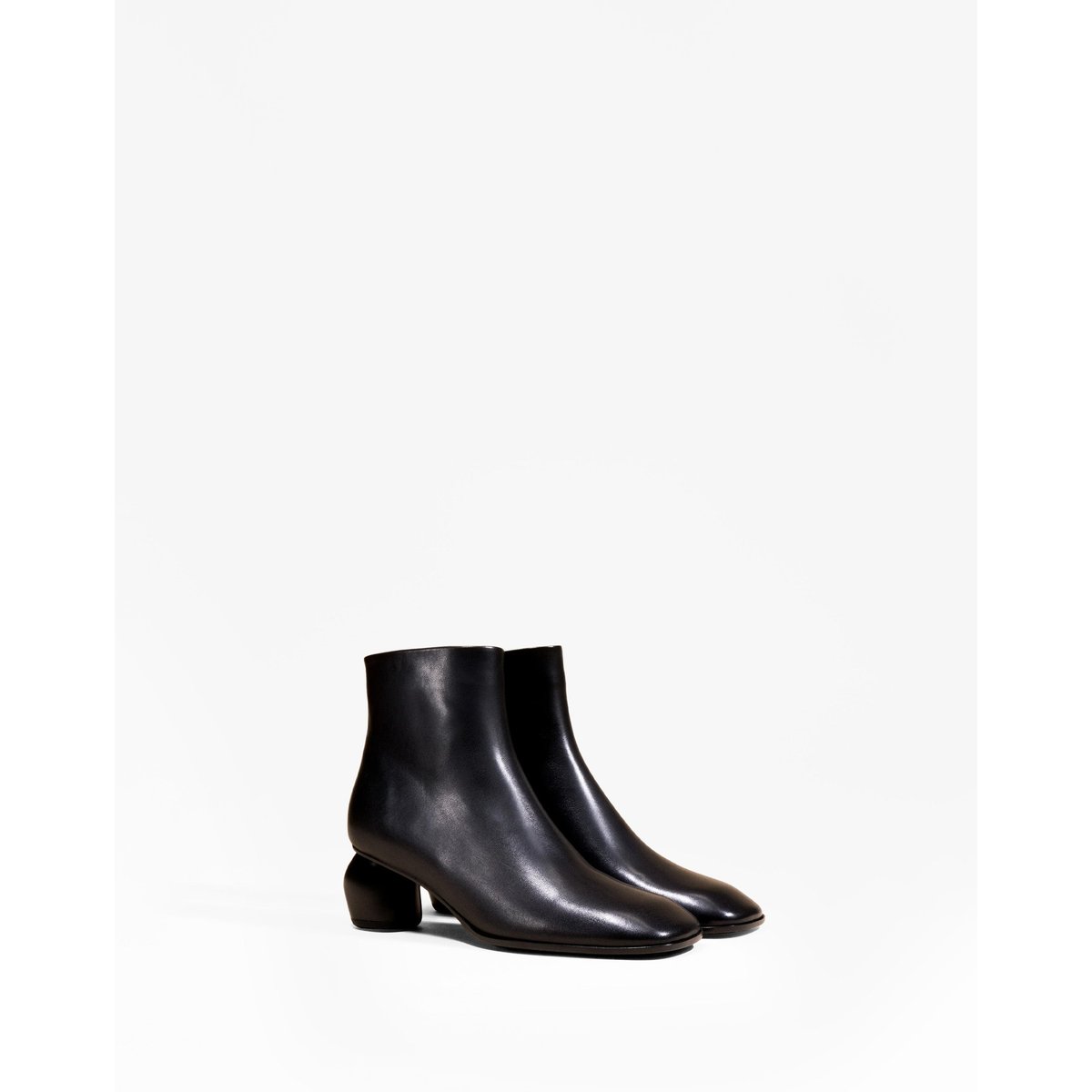 Bottines à bout carré TADAO noir, MI MAI
