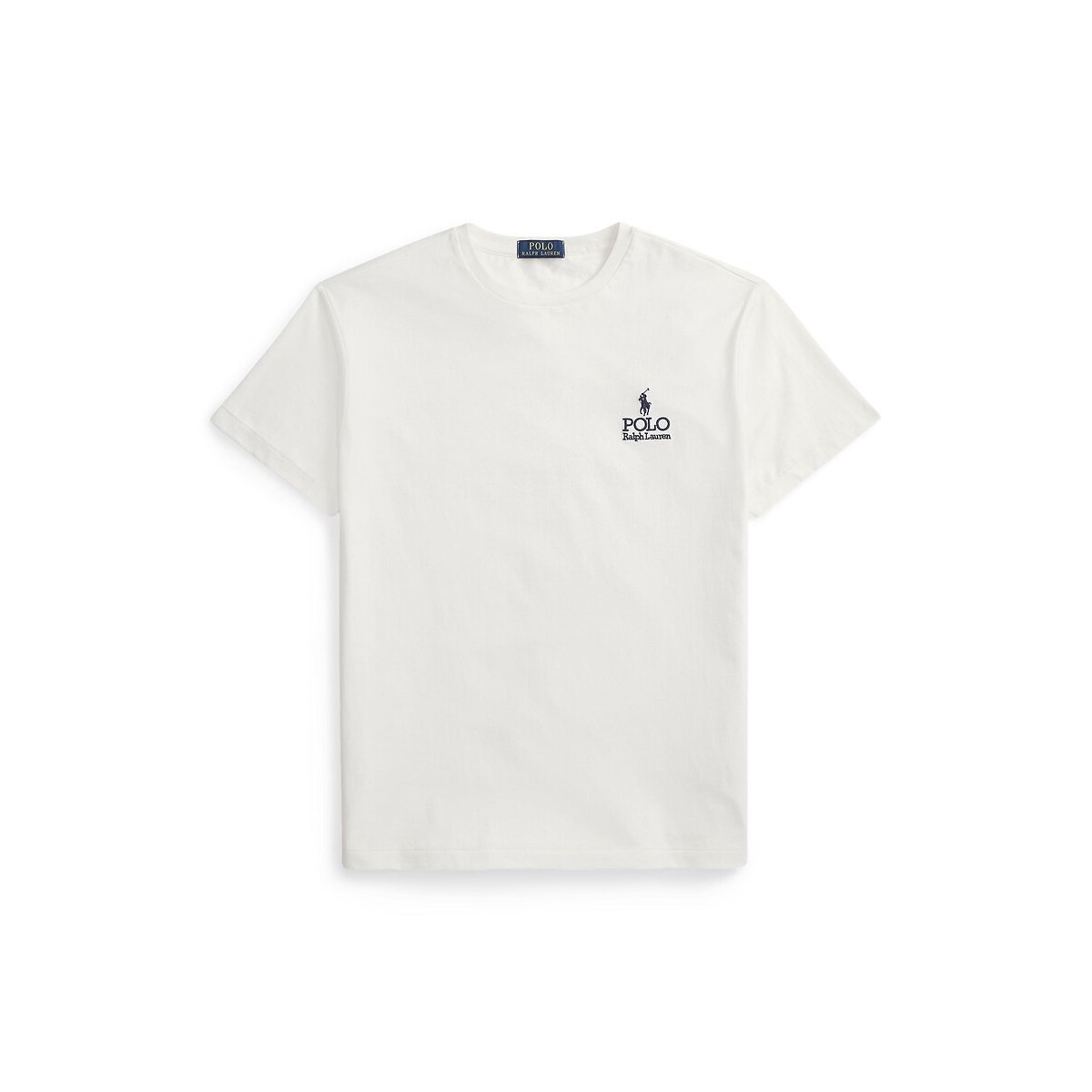 T-shirt Classic Fit à logo en jersey ecru, POLO RALPH LAUREN