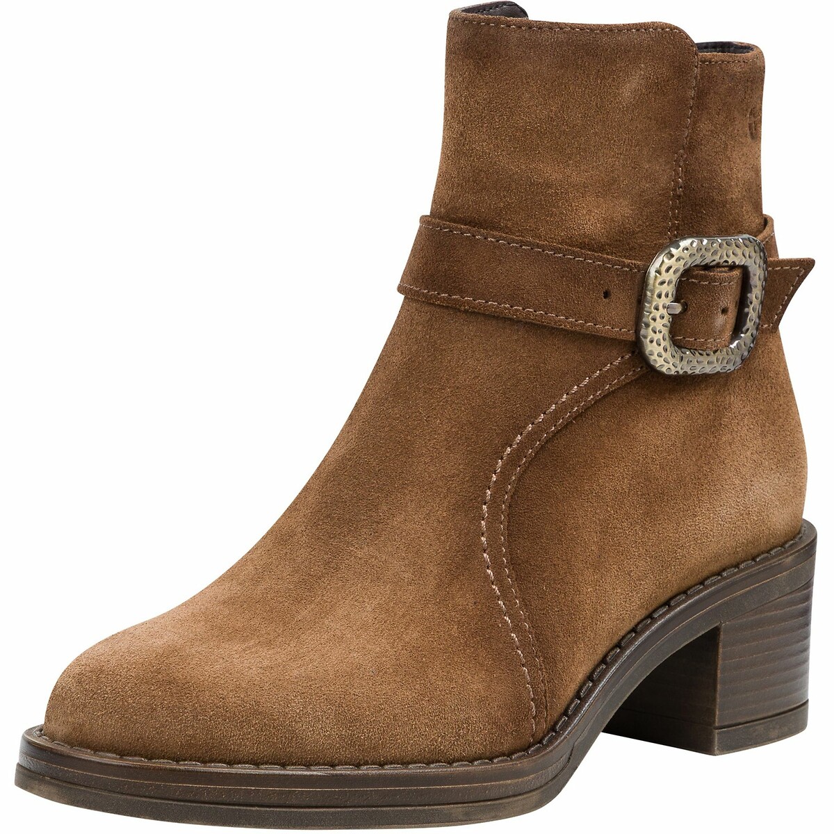 Leather Ankle Boots brown, TAMARIS