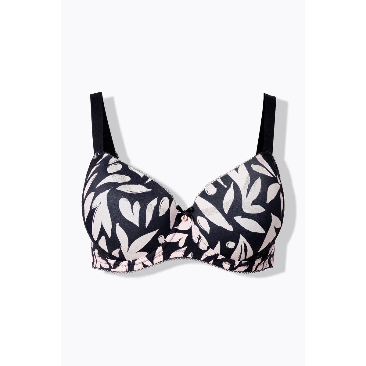 Soutien-gorge à armatures et bonnets souples noir, ULLA POPKEN