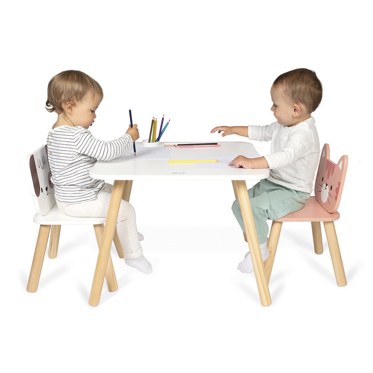 Table De Dessin Et Activités En Bois blanc, JANOD