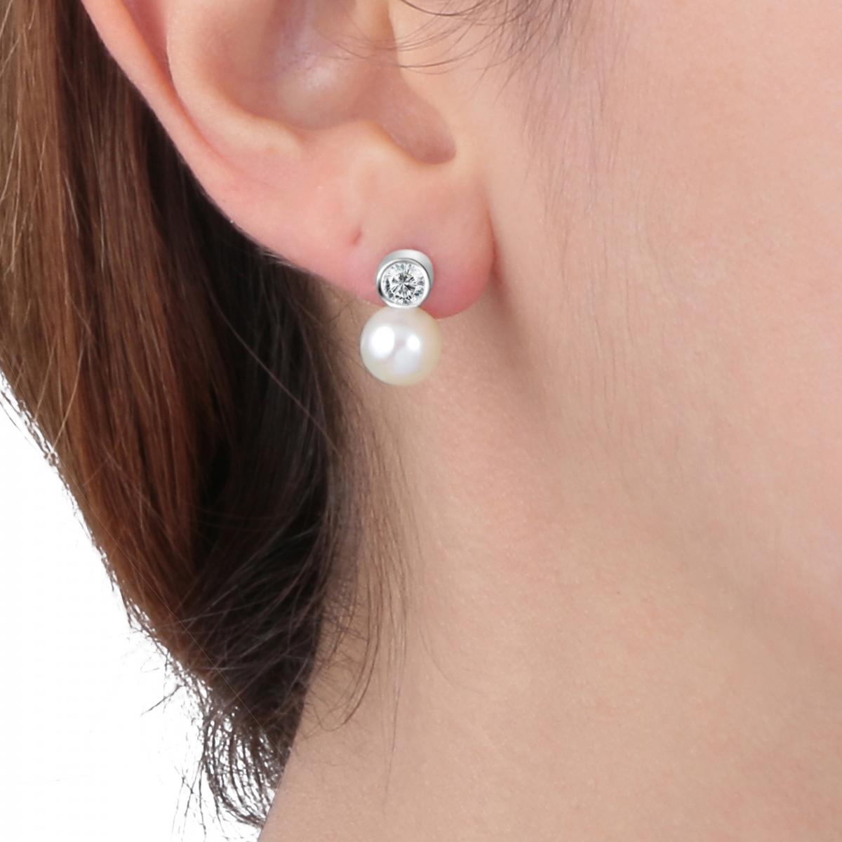 Boucles D'oreilles En Argent 925 Essenziale blanc, MORELLATO