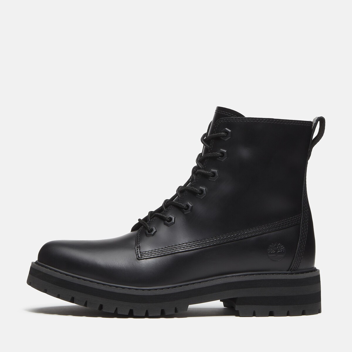 Botines con cordones, de piel, BRITTON DRIVE MID LACE negro, TIMBERLAND