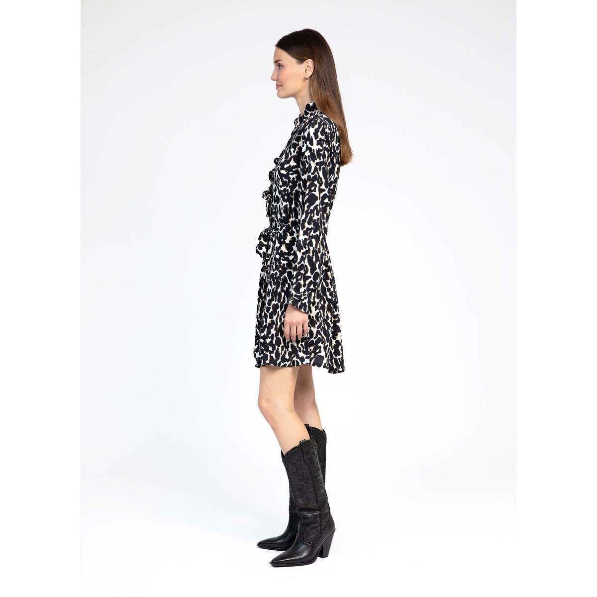 Robe Courte MADORY bongo noir, AN'GE